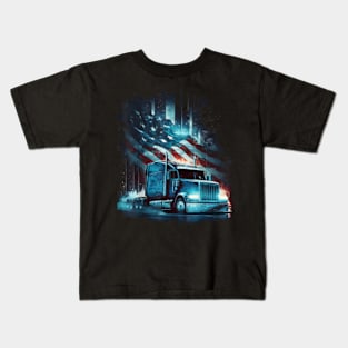 America Truck Yeah USA Kids T-Shirt